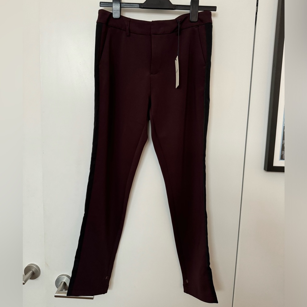 Scotch and Soda burgundy trouser NWT Size Small